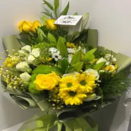 Dutch Cherry with Roses Bouquet